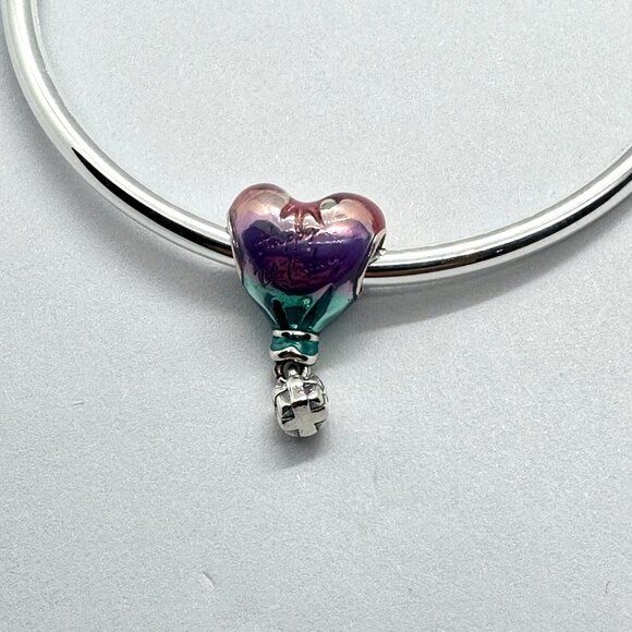 NEW Authentic Pandora Birthday Air Balloon Dangle Charm 798888C01 - Picture 7 of 7